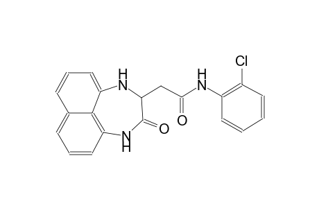 naphtho[1,8-ef][1,4]diazepine-2-acetamide, N-(2-chlorophenyl)-1,2,3,4-tetrahydro-3-oxo-