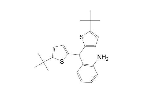 2-[Bis(5-tert-butyl-2-thiophenyl)methyl]aniline
