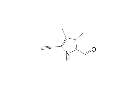 5-Ethynyl-3,4-dimethyl-1H-pyrrole-2-carbaldehyde