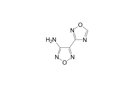 1,2,5-Oxadiazol-3-amine, 4-(1,2,4-oxadiazol-3-yl)-