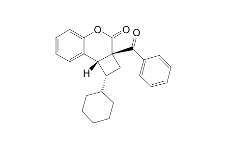 rel-(1R,2aR,8bR)-2a-Benzoyl-1-cyclohexyl-1,2,2a,8b-tetrahydro-3H-benzo[b]cyclobuta[d]pyran-3-one