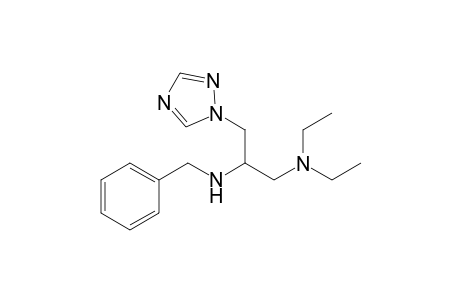 3-Diethylamino-2-(phenylmethyl)amino-1-(1,2,4-triazol-1-yl)propane