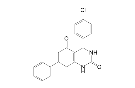 4-(4-Chlorophenyl)-7-phenyl-2-oxo-1,2,3,4,5,6,7,8-octahydroquinazoline-5-one