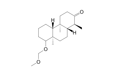 (1S,4aS,4bR,8aR,10aS)-1,4a,8a-Trimethyl-8-methoxymethoxy-dodecahydro-phenanthrene-2(1H)-one