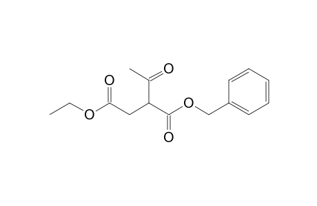Butanedioic acid, 2-acetyl-, 4-ethyl 1-(phenylmethyl) ester