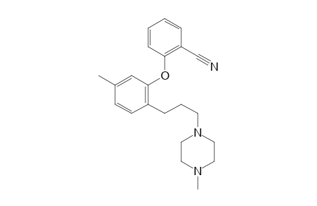 2-(5-Methyl-2-(3-(4-methylpiperazin-1-yl)propyl)phenoxy)benzonitrile