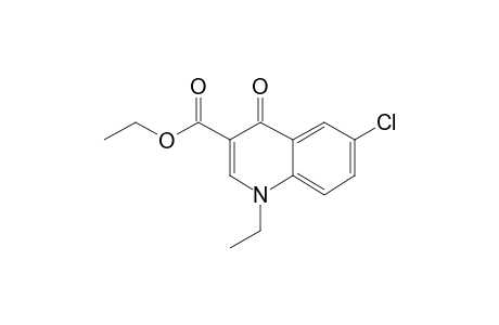 6-CHLORO-1,4-DIHYDRO-1-ETHYL-4-OXOQUINOLINE-3-CARBOXYLIC-ACID-ETHYLESTER