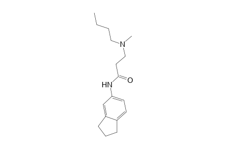 3-[butyl(methyl)amino]-N-(2,3-dihydro-1H-inden-5-yl)propanamide