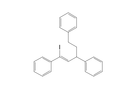 Benzene, 1,1',1''-(1-iodo-1-pentene-1,3,5-triyl)tris-, (Z)-