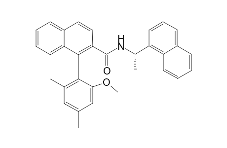 (P,1"S)-1-(2'-Methoxy-4',6'-dimethylphenyl)-2-naphthoic acid 1"-(1"'-naphthyl)ethylamide
