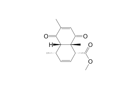1-Naphthalenecarboxylic acid, 1,4,4a,5,8,8a-hexahydro-4,6,8a-trimethyl-5,8-dioxo-, methylester, (1.alpha.,4.alpha.,4a.beta.,8a.beta.)-