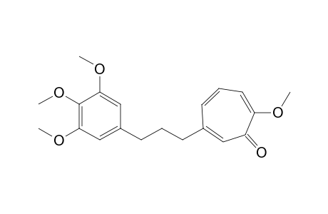 2-Methoxy-6-[3-(3,4,5-trimethoxy-phenyl)-propyl]-cyclohepta-2,4,6-trienone
