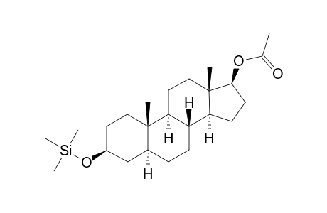 3.beta.-hydroxy-17.beta.-acetoxy-5.alpha.-androstane 1TMS