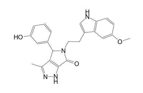 pyrrolo[3,4-c]pyrazol-6(1H)-one, 4,5-dihydro-4-(3-hydroxyphenyl)-5-[2-(5-methoxy-1H-indol-3-yl)ethyl]-3-methyl-