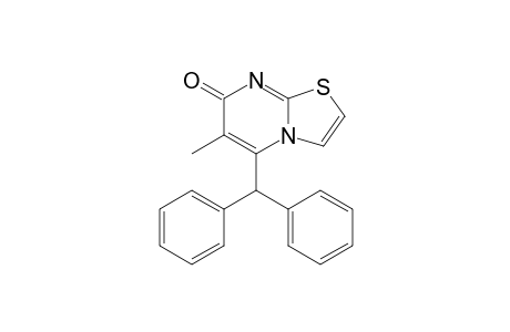 5-(Diphenylmethyl)-6-methylthiazolo[3,2-a]pyrimidin-7-one