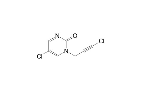 5-Chloro-1-(3'-chloro-2'-propynyl)-2(1H)-pyrimidinone