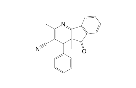 2,4a-dimethyl-3-cyano-4-phenyl-5-oxo-4,4a,5-trihydro-1-dehydro-indeno[1,2-b]pyridine