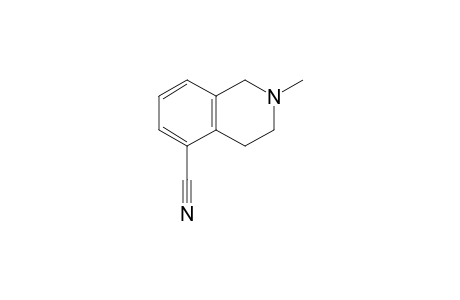 2-methyl-3,4-dihydro-1H-isoquinoline-5-carbonitrile