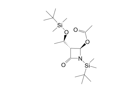 (3R,4R)-1-(tert-Butyldimethylsilyl)-4-acetoxy-3[1-(R)-(tert-butyldimethylsilyloxy)ethyl]-2-azetidinone
