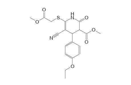 3-pyridinecarboxylic acid, 5-cyano-4-(4-ethoxyphenyl)-1,2,3,4-tetrahydro-6-[(2-methoxy-2-oxoethyl)thio]-2-oxo-, methyl ester