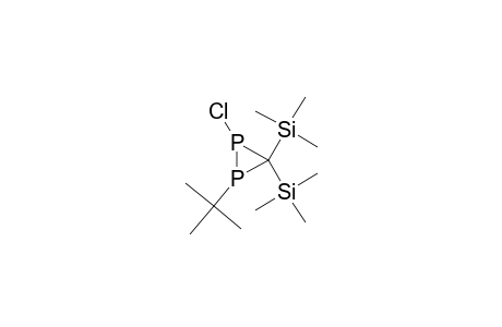 1-TERT.-BUTYL-2-CHLOR-3,3-BIS-(TRIMETHYLSILYL)-DIPHOSPHIRANE