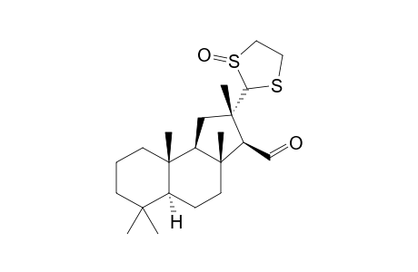 (2S,3S,3aR,5aS,9aS,9bR)-2,3a,6,6,9a-pentamethyl-2-(1-oxo-1,3-dithiolan-2-yl)-3,4,5,5a,7,8,9,9b-octahydro-1H-cyclopenta[a]naphthalene-3-carboxaldehyde