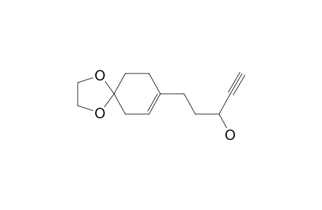 5-(1,4-dioxaspiro[4.5]dec-8-en-8-yl)pent-1-yn-3-ol