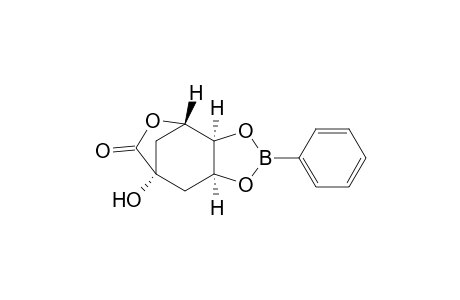 4,7-Methano-1,3,2-dioxaborolo[4,5-c]oxepin-6(4H)-one, tetrahydro-7-hydroxy-2-phenyl-, [3aR-(3a.alpha.,4.beta.,7.alpha.,8a.alpha.)]-