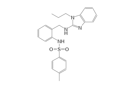 4-methyl-N-(2-{[(1-propyl-1H-benzimidazol-2-yl)amino]methyl}phenyl)benzenesulfonamide