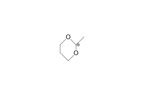 2-Methyl-1,3-dioxan-2-ylium cation
