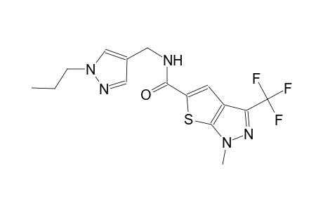 1H-thieno[2,3-c]pyrazole-5-carboxamide, 1-methyl-N-[(1-propyl-1H-pyrazol-4-yl)methyl]-3-(trifluoromethyl)-