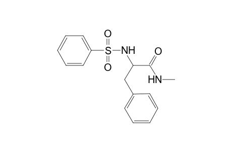 2-Benzenesulfonylamino-N-methyl-3-phenyl-propionamide