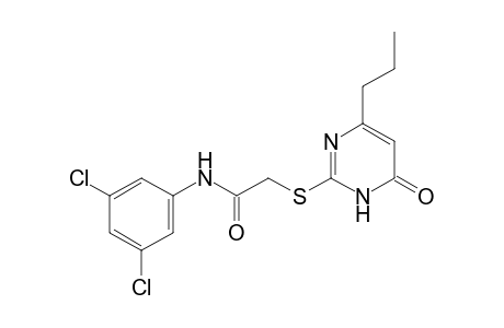 3',5'-dichloro-2-[(3,4-dihydro-4-oxo-6-propyl-2-pyrimidinyl)thio]acetanilide