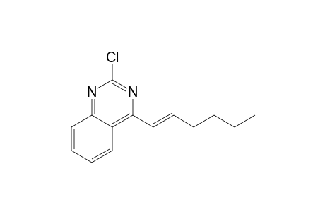 2-Chloro-4-[(E)-1'-hexenyl]quinazoline
