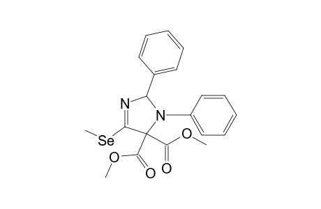 4H-Imidazole-4,4-dicarboxylic acid, 2,3-dihydro-5-(methylseleno)-2,3-diphenyl-, dimethyl ester