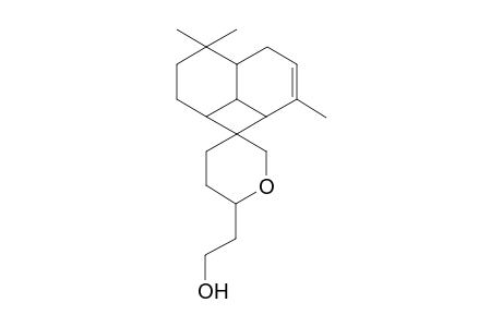 Spiro[1H-cyclobuta[de]naphthalene-1,3'(4'H)-[2H]pyran]-6'-ethanol, 1a,2,3,4,4a,5,5',6',7a,7b-decahydro-.beta.,4,7-trimethyl-