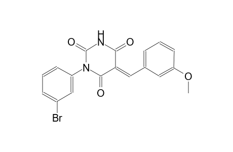 (5E)-1-(3-bromophenyl)-5-(3-methoxybenzylidene)-2,4,6(1H,3H,5H)-pyrimidinetrione
