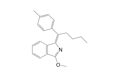 1-Methoxy-3-[1-(4-methylphenyl)pentylidene]isoindole