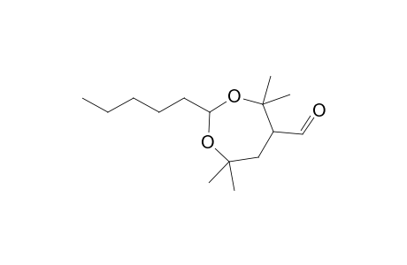 1,3-Dioxepane-5-carboxaldehyde, 4,4,7,7-tetramethyl-2-pentyl-