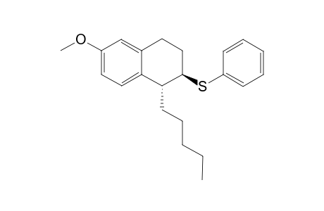 (1R,2R)-6-Methoxy-1-pentyl-2-(phenylthio)-1,2,3,4-tetrahydronaphthalene