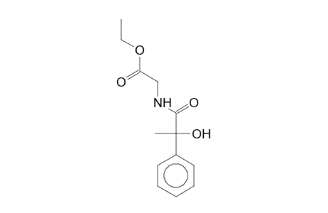 Ethyl [(2-hydroxy-2-phenylpropanoyl)amino]acetate