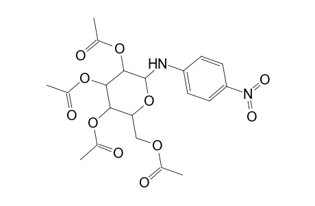 .beta.-D-Glucopyranosylamine, N-(4-nitrophenyl)-, 2,3,4,6-tetraacetate