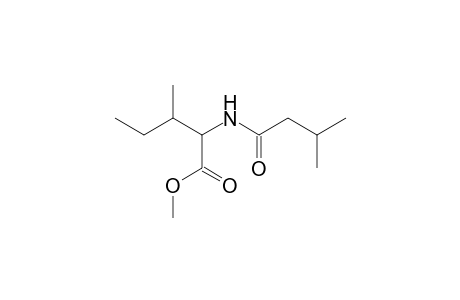 Methyl 3-methyl-2-[(3-methylbutanoyl)amino]pentanoate