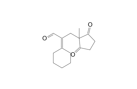 .alpha.-Cyclohexylidene-1-methyl-2,5-dioxocyclopentane-propanal[