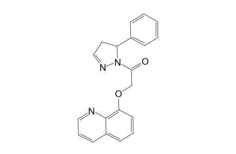 Quinoline, 8-[2-(4,5-dihydro-5-phenyl-1H-pyrazol-1-yl)-2-oxoethoxy]-