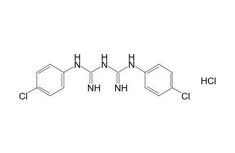 1,5-bis(p-chlorophenyl)biguanide, monohydrochloride