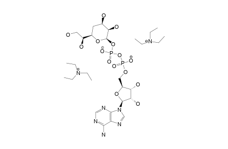 ADENOSINE-5'-(4-DEOXY-ALPHA-L-GULO-HEPTOPYRANOSYL_DIPHOSPHATE)-BIS-(TRIETHYLAMINE)-SALT