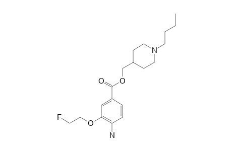 (1-BUTYLPIPERIDIN-4-YL)-METHYL_4-AMINO-3-(2-FLUOROETHOXY)-BENZOATE