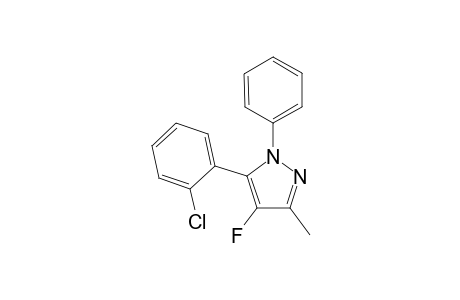 5-(2-Chlorophenyl)-4-fluoro-3-methyl-1-phenyl-1H-pyrazole