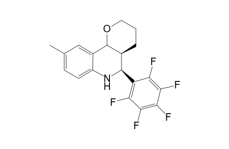(4aS,5S)-9-Methyl-5-pentafluorophenyl-3,4,4a,5,6,10b-hexahydro-2H-pyrano[3,2-c]quinoline